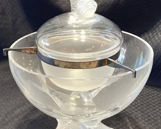 Lalique Crystal Igor Caviar Bowl