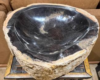 Lg. Petrified Wood Bowl