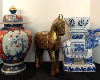 Asian Made Pottery Decor