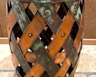 Hand Crafted Verona Copper Plated Table Grandin Road