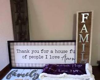 Inspirational Plaques Blanket