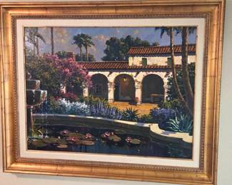 Bob Pejman Painting Hacienda