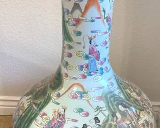 Large Chinese Floor Vase, 2