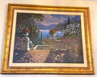 Eternal Lake Como Bob Pejman Painting