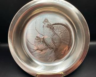 Ltd Ed. AudubonSolid Sterling Ruffed Grouse
