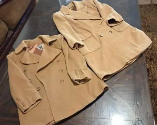 Two Camel Hair Coats
