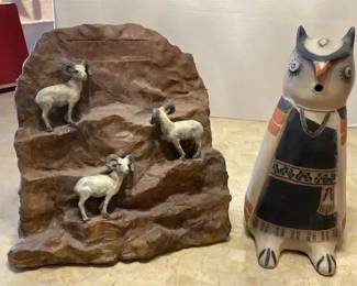 Handcrafted Ethnic Art Pieces Signed Helen Cordero