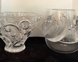 Lalique Glass Bowl Set