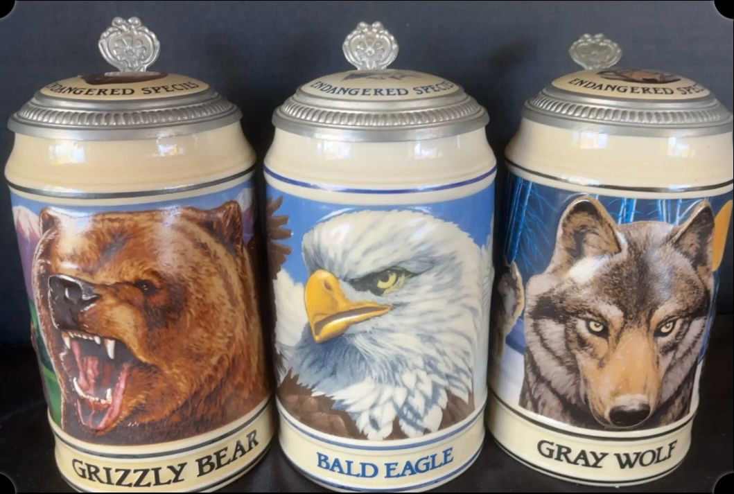 Anheuser-Busch Endangered Species Steins