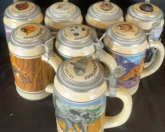 Endangered species steins