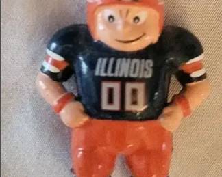 Lil’ sports brat keychain, U of I