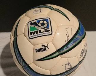 Signed Chicago Fire soccer ball