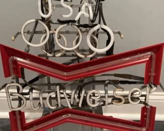 Budweiser Olympic Sign