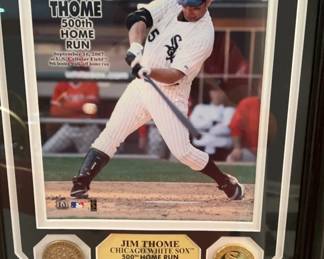 Jim Thome 500th Home Run Photo With Game Day Infield Dirt
