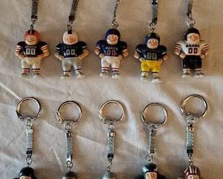 10 'Lil Sports Brat NFL Keychains #3