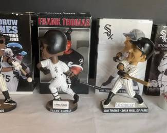 White Sox Bobble Heads Star Wars, Thomas, Jones , Thome