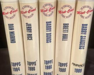 5 Topps 1980s Bronze Cards Marino, Rice,Bonds, Hull, Sanders,