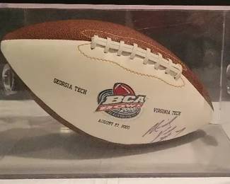 Michael Vick Signed BCA 2000 Bowl Football Signed