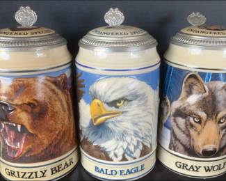 Anheuser-Busch Endangered Species Steins