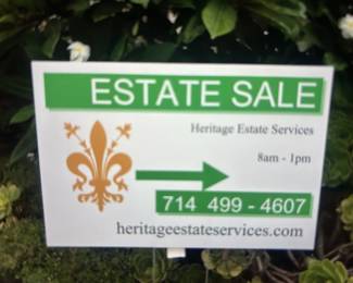 Follow our signs for great Estate Sales.