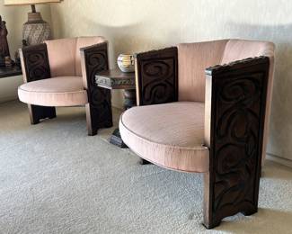 Vintage, Tiki Club chairs by Witco Decor.