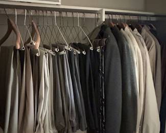 Men’s clothing, shoes and accessories.