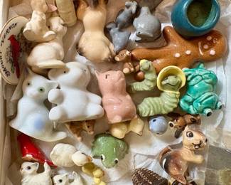 tiny Vintage ceramic animals