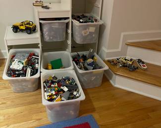R54 - $400 LEGOS. Legos only - NOT the bins - bring boxes, bins etc.