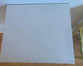 R48 - $35 EACH Drexel. Measures 18" x 16" x 27" tall. They are the same tables but painted for different rooms.