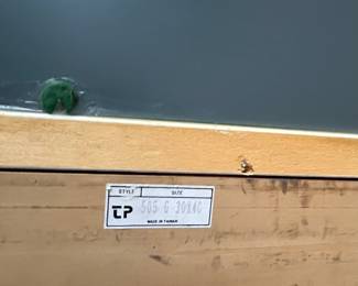 R12 - $125. Large Wall Mirror that can be hung in either direction. Measures 49" x 39". Excellent Condition.