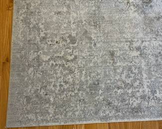 R42 - $60. Safavieh "Valencia" 9' x 12' area rug. Polyester. Had a king bed on top so there is more wear around the edges than the middle.