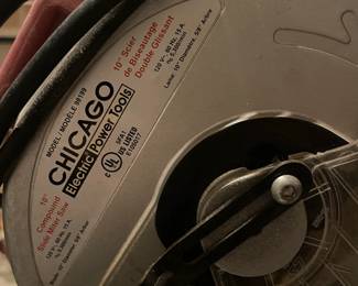 R70 - $60. Chicago Slide Miter Saw. 10". Model # 98199