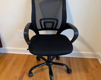 R51 - $30. IKEA Office Chair. Measures 22.25" wide x 19.25" x 37" tall.