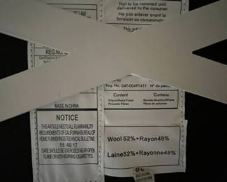 R13 - $175. Upholstered Bench. Measures 52" wide x 19.5" deep x 33.5" tall. Very sturdy and solid - seat has some minor staining / wear see photos.