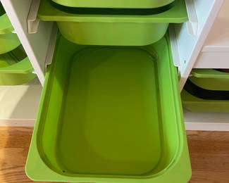 R47 - $100 EACH. IKEA Trofast Storage Shelves. Each Measures 39" wide x 17" deep x 37" tall.