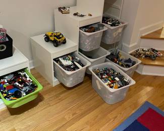 R54 - $400 LEGOS. Legos only - NOT the bins - bring boxes, bins etc.