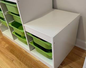 R47 - $100 EACH. IKEA Trofast Storage Shelves. Each Measures 39" wide x 17" deep x 37" tall.