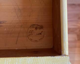 R48 - $35 EACH Drexel. Measures 18" x 16" x 27" tall. They are the same tables but painted for different rooms.