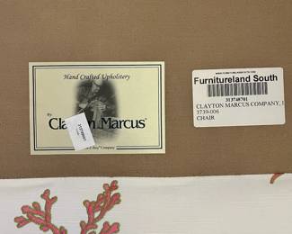 R31 - $150. Furnitureland South Arm Chair. Measures 31" wide x 34" deep x 18.25" floor to seat x 35" tall.