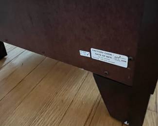 R17 - $40. Single Nightstand. Measures 21.75" wide x 17.25" deep x 26.5" tall. Drawer slides easily - very good condition.