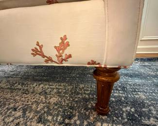 R31 - $150. Furnitureland South Arm Chair. Measures 31" wide x 34" deep x 18.25" floor to seat x 35" tall.