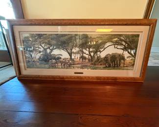 African Oasis by Simon Combes-signed & numbered