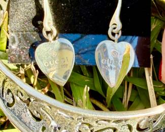 Gucci sterling earrings.