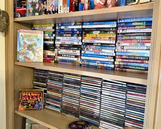 Lots of great CDs and DVDs, Blu-ray