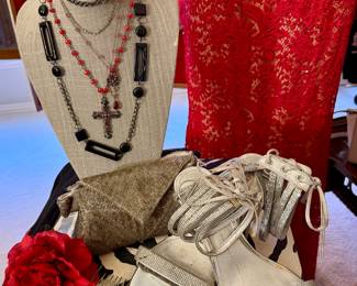 Shoes:  7.5-8  by Tory Burch, Kate Spade, Hunter, Edelman and more