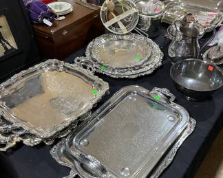 Silver Plated Serving Trays