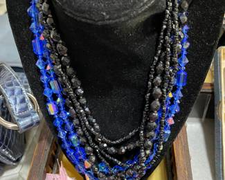 Royal Blue Crystal Necklace