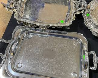 Silver Plated Serving Trays