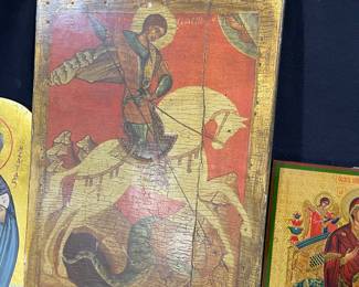 Vintage Greek Orthodox Icons