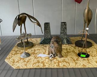 Brass Cranes Assorted Household Decor'